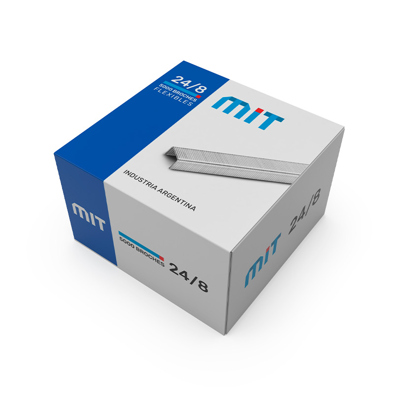 Broches Mit N°24/8, caja de 5000 unidades