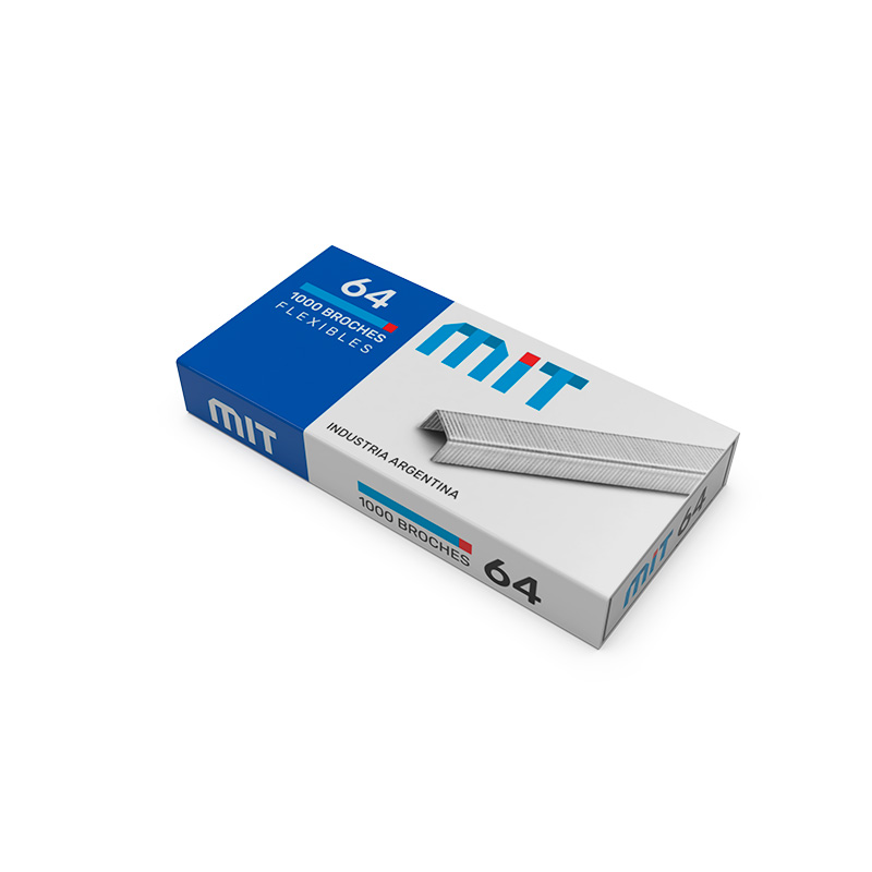 Broches Mit N°64, caja de 1000 unidades