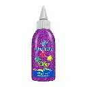 Adhesivo brillo Plasticola púrpura, 38g. pack de 12 unidades
