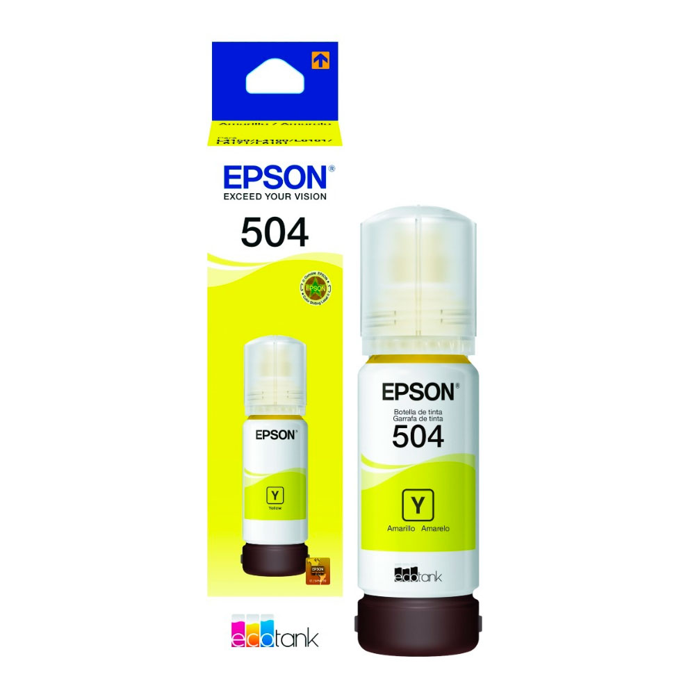 Botella de tinta Original Epson T504420 amarillo