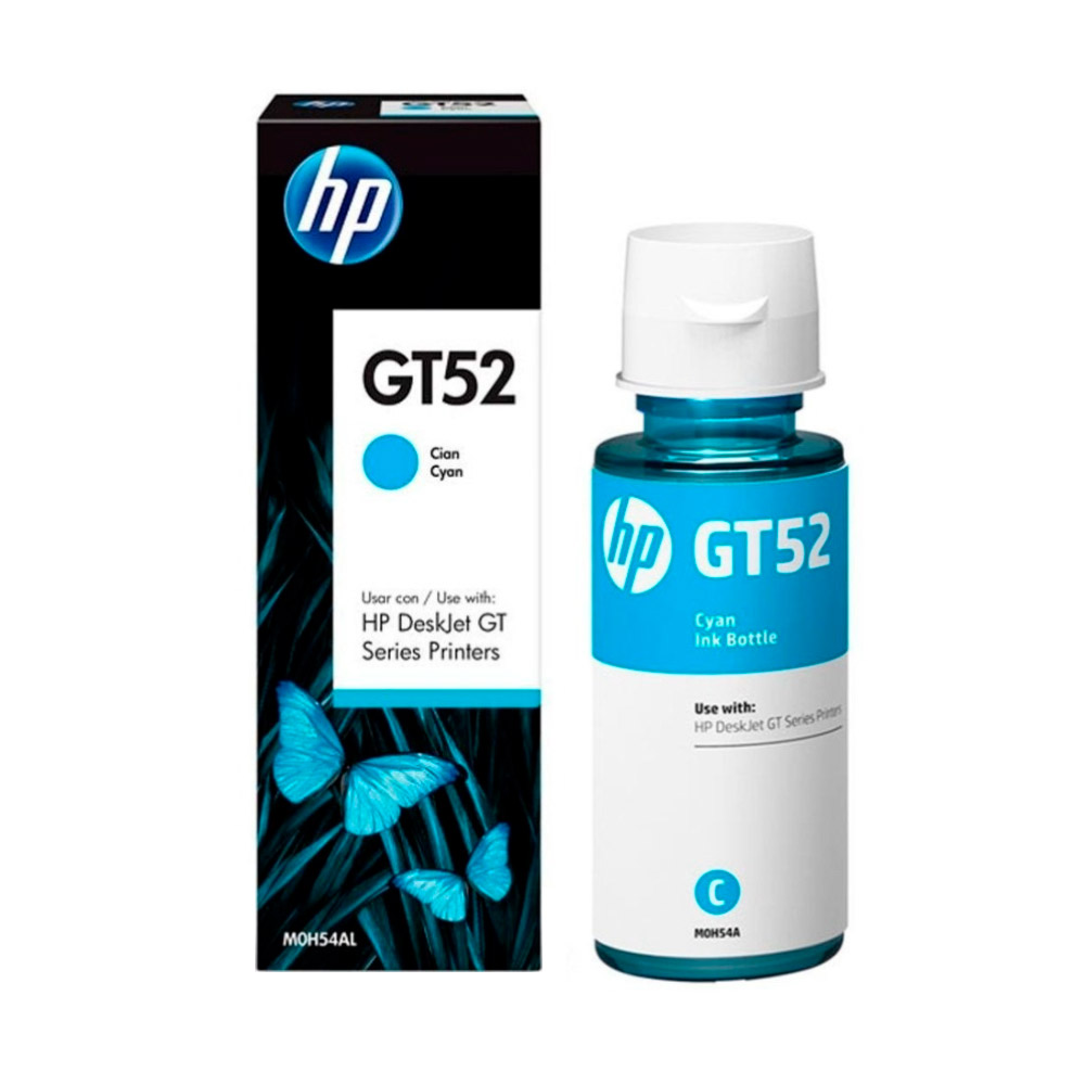 Botella de tinta Original HP GT52 M0H55AL cyan