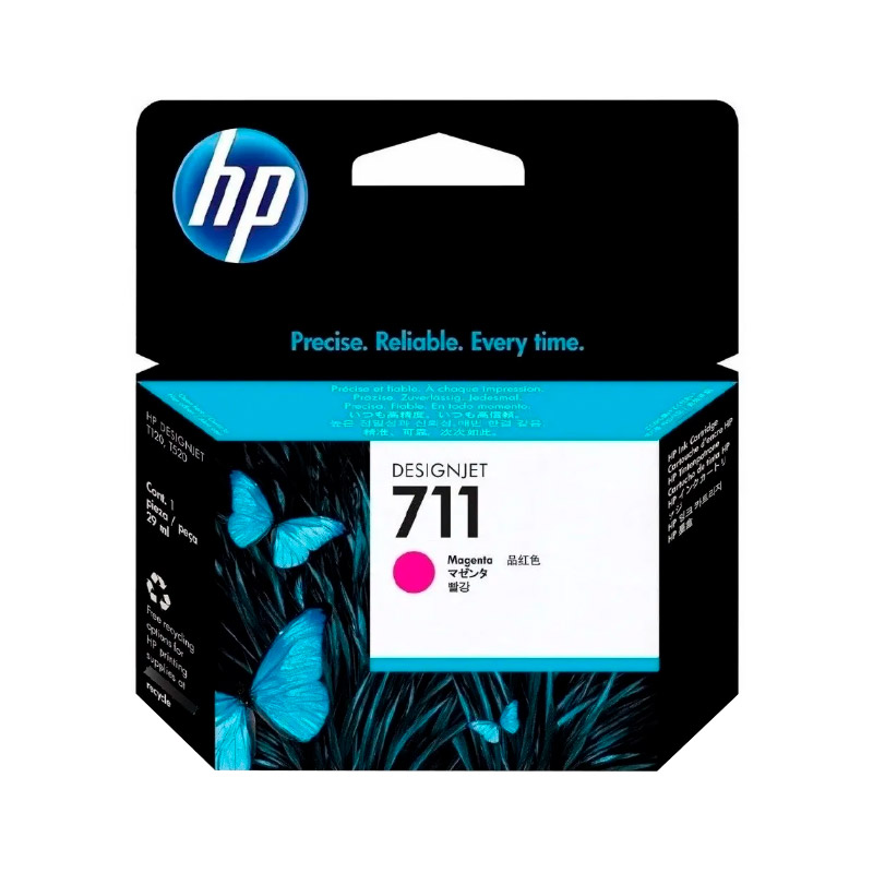 CARTUCHO ORIGINAL HP 711 CZ131A, Magenta