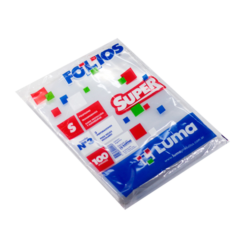 Folios N°3 escolar Pesado Luma pack x 100