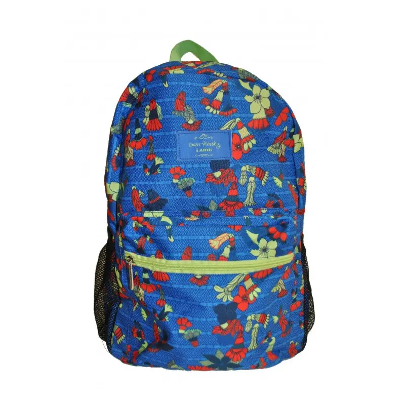 Mochila Arte Laura Varsky Capullos