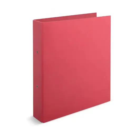 [CARP2AA4ROJ] Carpeta 2 anillos 40 mm A4 forrada roja