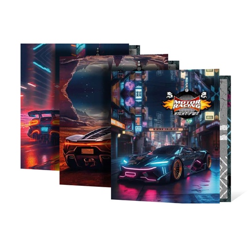 [CAR3AREXRACI] Carpeta 3 anillos 40 mm Rexon Motor Racing