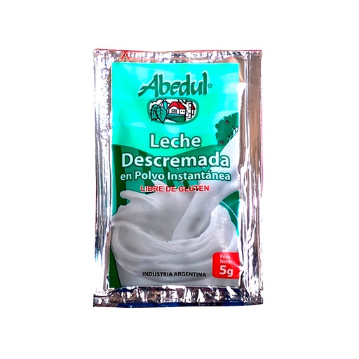 [ABEDULECH40] Leche en polvo descremada Avedul, 4g.caja de 100 sobres