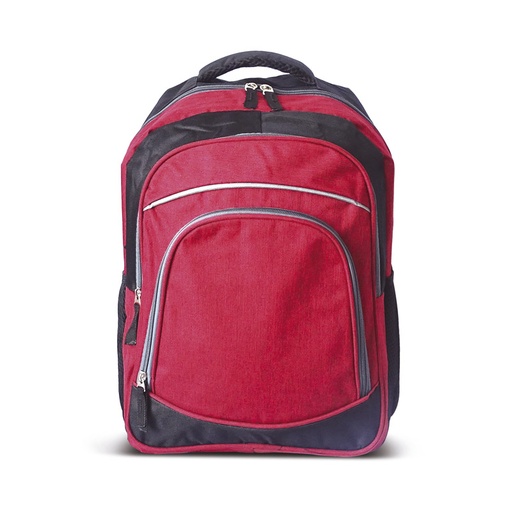 [MORQSCHIII12] Mochila escolar RQ School III 18" bordó y negro