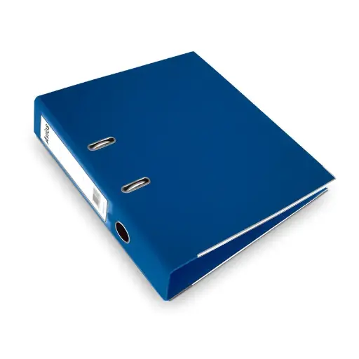 [BIBLIA4LANAF] Bibliorato forrado Avíos A4 azul, Lomo Angosto