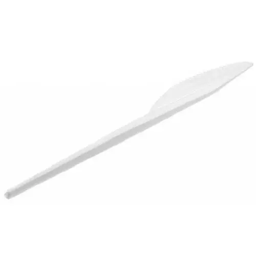 [CUCHIPLAS1000] Cuchillo plástico, blanco, 1000 unidades